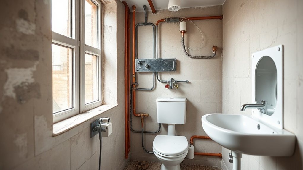 Bathroom Plumbing and Electrics in Holloway